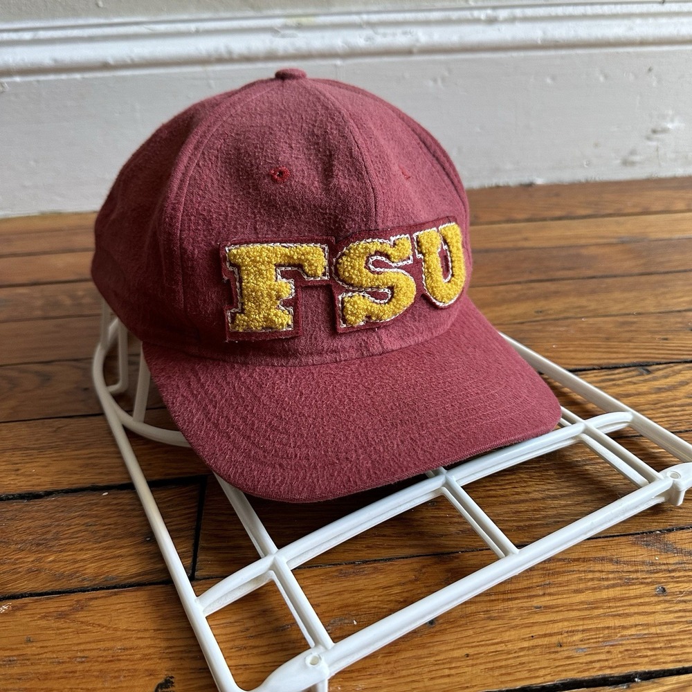 VTG 80s Florida State University The Game Snapback Hat‎ Collegiate Football